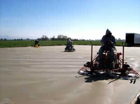 Finishing Concrete Slab on Grade Contractors